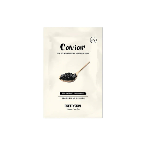 Wholesale PRETTYSKIN - Total Solution Essential Sheet Mask - Caviar - 1pc | Carsha