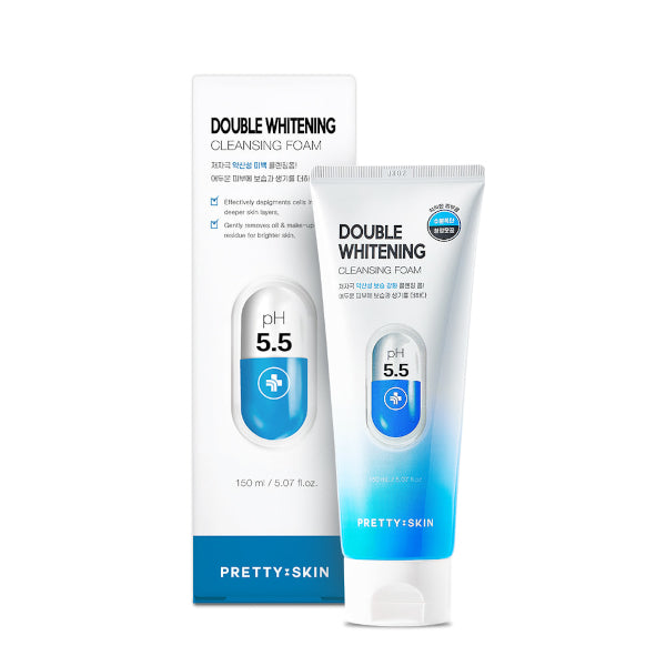 Wholesale PRETTYSKIN - Double Whitening Cleansing Foam - 150ml | Carsha