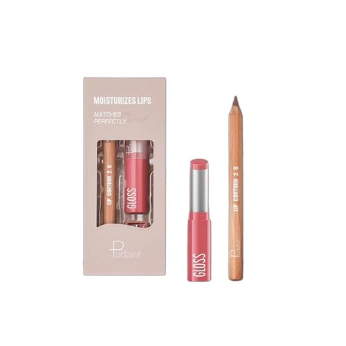 Wholesale Pudaier - Lip Combo Gift Set - 2.5g+3.5g - 07 Cream Cloud | Carsha