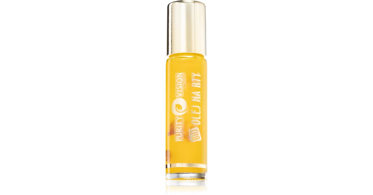 Olio bio per labbra alla rosa Q10 10 ml