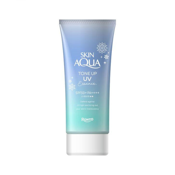 Wholesale Rohto Mentholatum - Skin Aqua Tone Up UV Essence SPF50+ PA++++ - 80g - Blue | Carsha