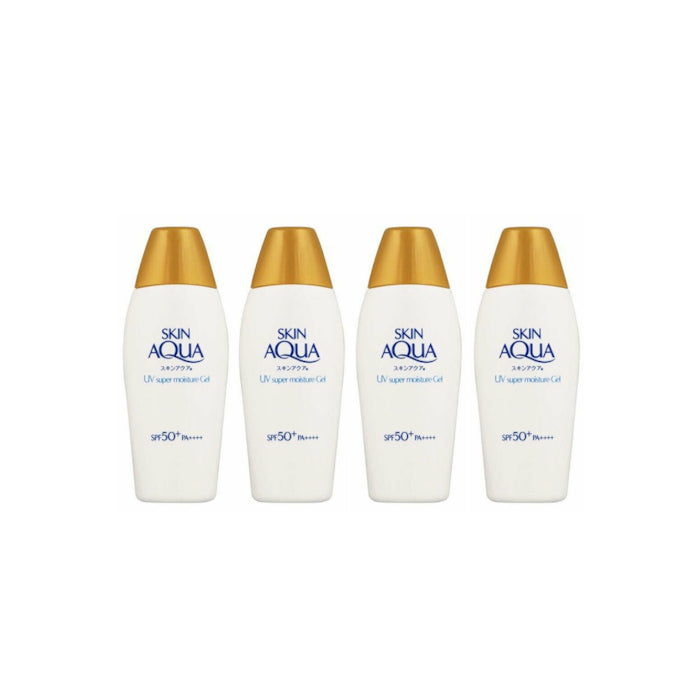 Wholesale Rohto Mentholatum Skin Aqua UV Super Moisture Gel Hydrating Sunscreen 4ea Set | Carsha