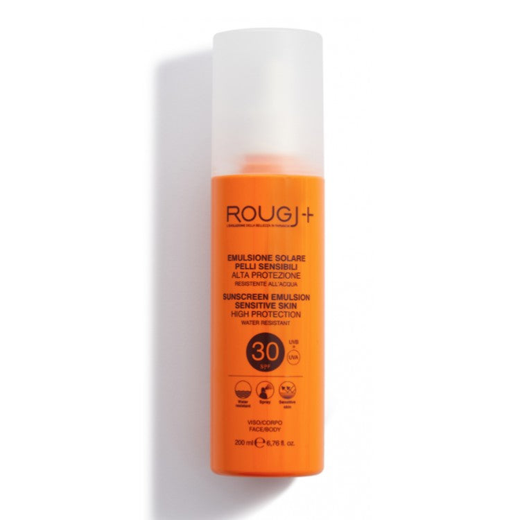 Rougj+ Emulsione Solare Pelli Sensibili SPF30 200ml