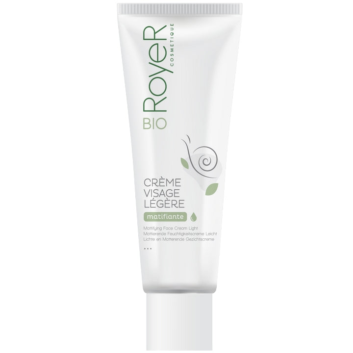 RoyeR Crema Viso Leggera - Opacizzante - alla Bava di Lumaca - BIO 50 ml