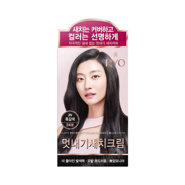 Wholesale Ryo Hair - Bright Color Hair Dye Cream - 1set - 3N Dark Brown | Carsha