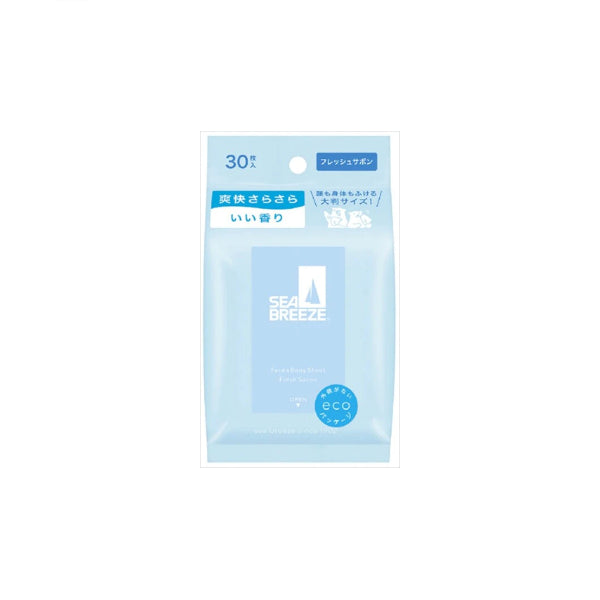 Wholesale Shiseido - Sea Breeze Face & Body Ice Sheet - 30 sheets - Fresh Savon | Carsha