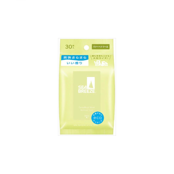 Wholesale Shiseido - Sea Breeze Face & Body Ice Sheet - 30 sheets - Verbena Cool | Carsha