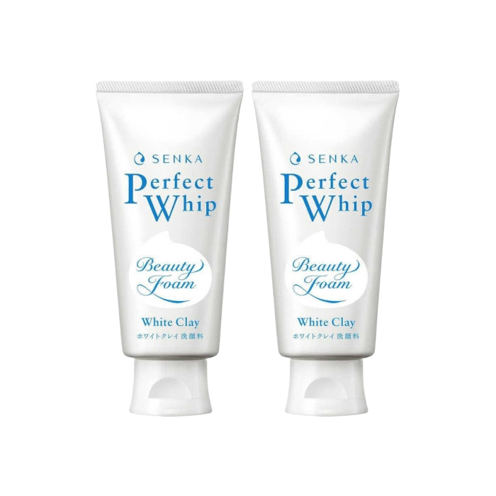Shiseido - Senka Perfect Whip White Clay (2023 Version) - 120g (2ea) Set