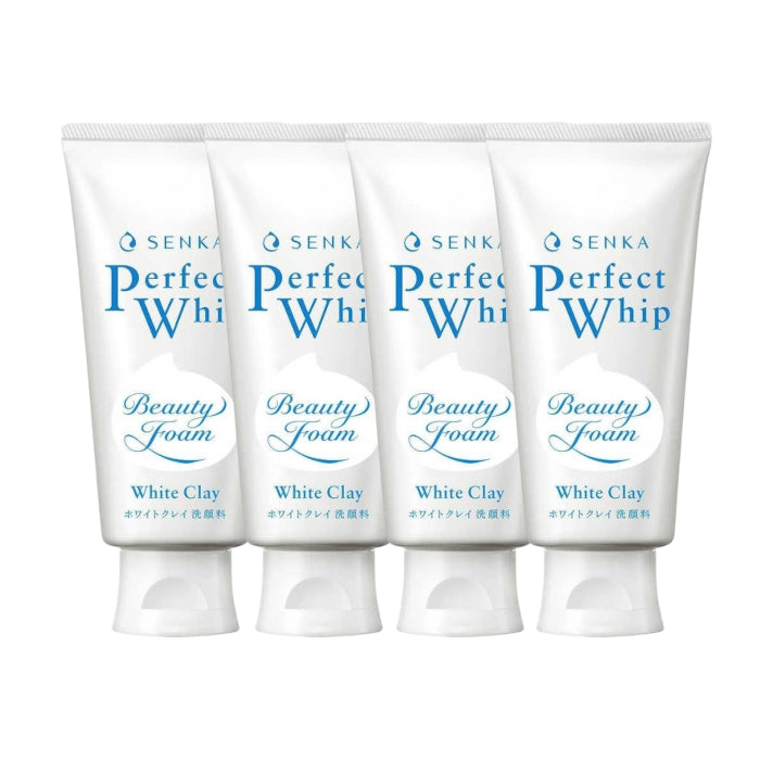 Shiseido - Senka Perfect Whip White Clay (2023 Version) - 120g (4ea) Set
