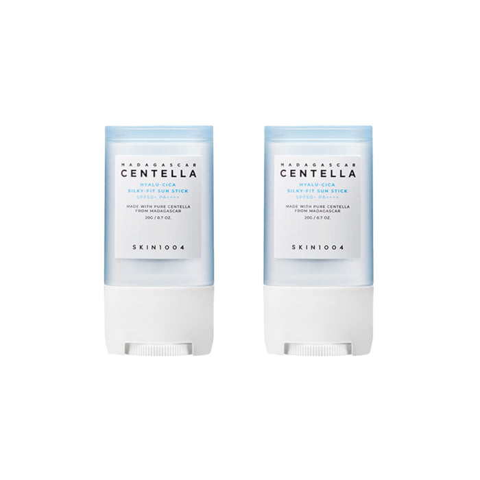 Wholesale SKIN1004 Madagascar Centella Hyalu-Cica Silky-Fit Sun Stick SPF50+ PA++++ - 20g 2ea set | Carsha