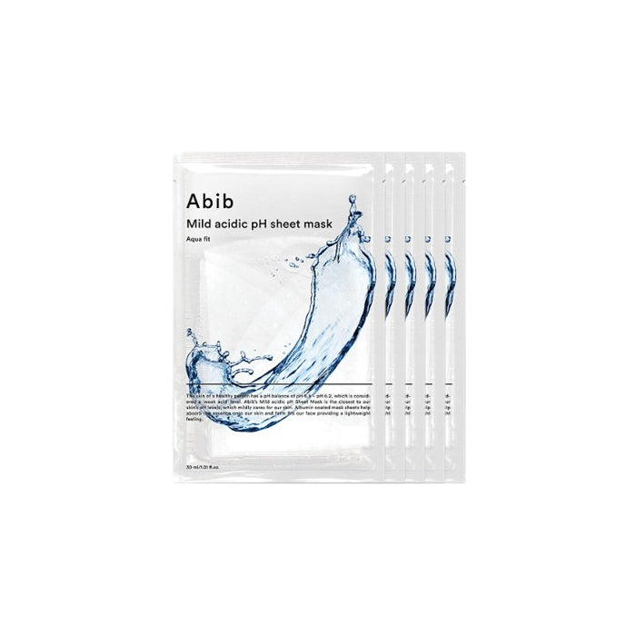 Wholesale Abib - Mild Acidic pH Sheet Mask - Aqua Fit - 1pc 5ea Set | Carsha