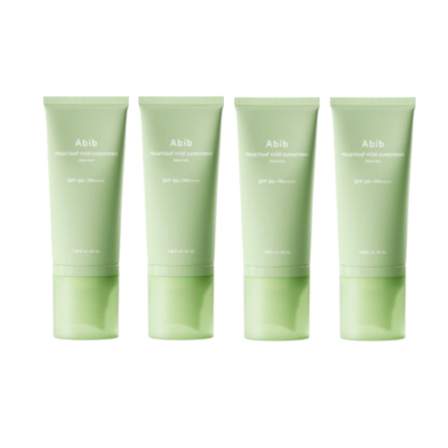 Wholesale Abib - Heartleaf Mild Sunscreen Relief Tube SPF 50+ PA++++ - 50ml 4ea Set | Carsha