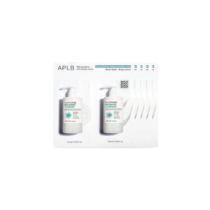 Wholesale APLB - Glutathione Niacinamide Body Lotion & Wash Sachet Pack - 5pcs Set | Carsha
