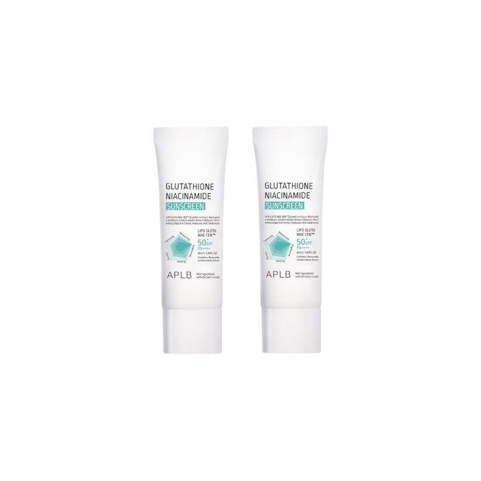 Wholesale APLB - Glutathione Niacinamide Sunscreen SPF50+ PA++++ - 40ml 2ea Set | Carsha