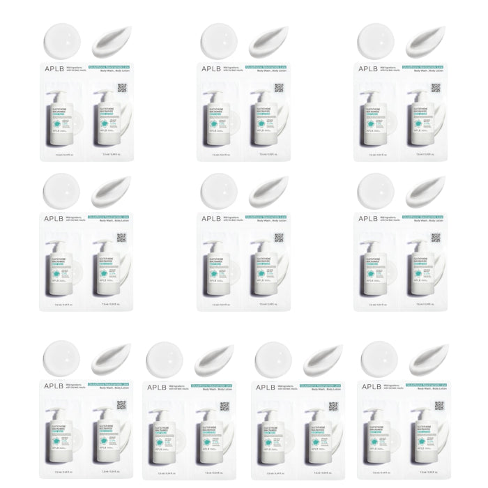 Wholesale APLB - Glutathione Niacinamide Body Lotion & Wash Sachet Pack 10ea Set | Carsha