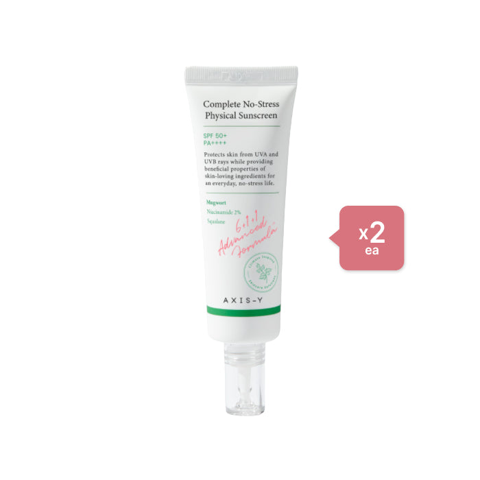 Wholesale DEAL AXIS-Y - Complete No Stress Physical Sunscreen SPF50+ PA++++ - 50ml 2ea Set | Carsha