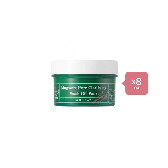 Wholesale Deal AXIS-Y - Mugwort Pore Clarifying Wash Off Pack - 100ml 8ea Set | Carsha