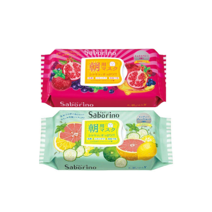 Wholesale BCL - Saborino Morning Mask - Grapefruit - 32pc 1ea & BCL - Saborino Morning Mask - Mixed Berries - 28pc 1ea | Carsha