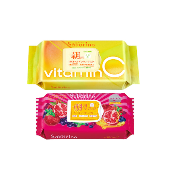 Wholesale BCL - Saborino Morning Mask - Mixed Berries - 28pc 1ea & BCL - Saborino Morning Mask - 30 pc - Vitamin C 1ea | Carsha