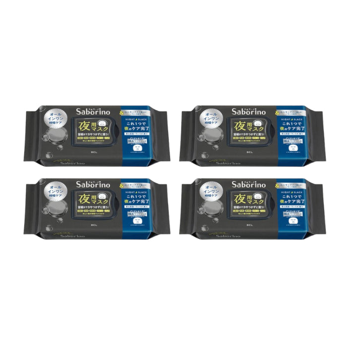 Wholesale BCL - Saborino Good Night Mask - 32 pc - Night Black 4ea Set | Carsha
