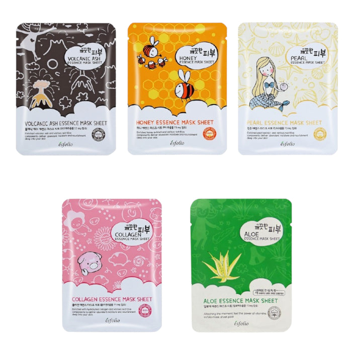 Wholesale esfolio - Pure Skin Essence Mask Sheet 5ea Buffet Set A | Carsha