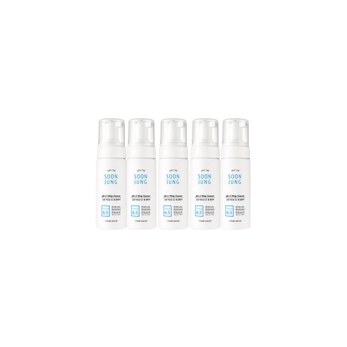 Wholesale ETUDE - Soon Jung pH 6.5 Whip Cleanser - 150ml 5ea set | Carsha