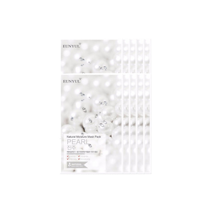 Wholesale EUNYUL - EUNYUL - Natural Moisture Mask Pack - Pearl - 10pcs set | Carsha