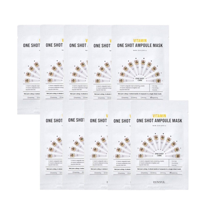 Wholesale EUNYUL - One Shot Ampoule Mask - Vitamin - 10pcs set | Carsha