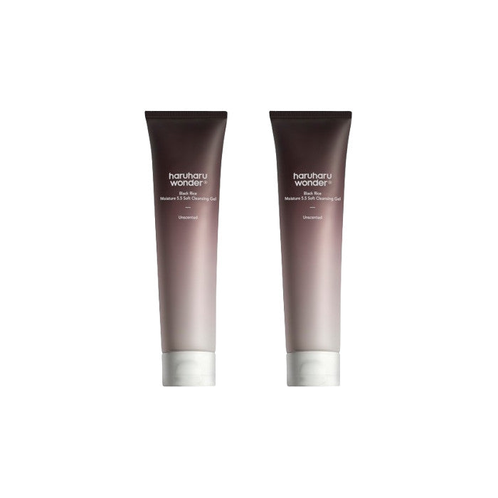 Wholesale haruharu wonder - Black Rice Moisture 5.5 Soft Cleansing Gel - 100ml 2ea Set | Carsha