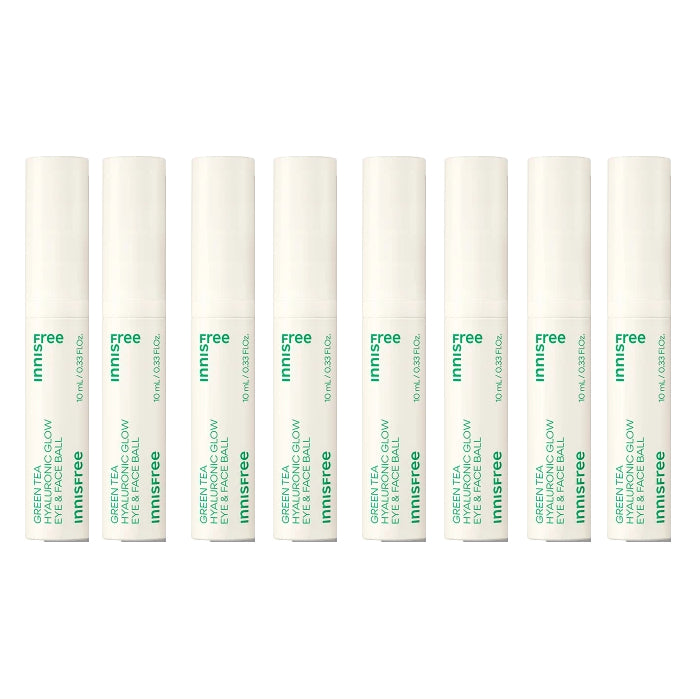 Wholesale innisfree - Green Tea Hyaluronic Glow Eye & Face Ball - 10ml 8ea Set | Carsha