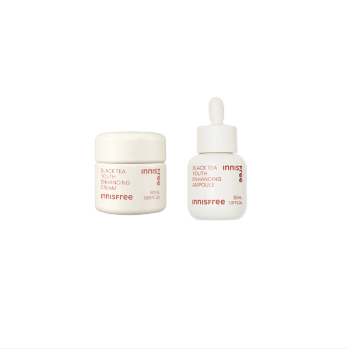 Wholesale innisfree - Black Tea Youth Enhancing Ampoule - 30ml 1ea X Black Tea Youth Enhancing Cream - 50ml 1ea | Carsha