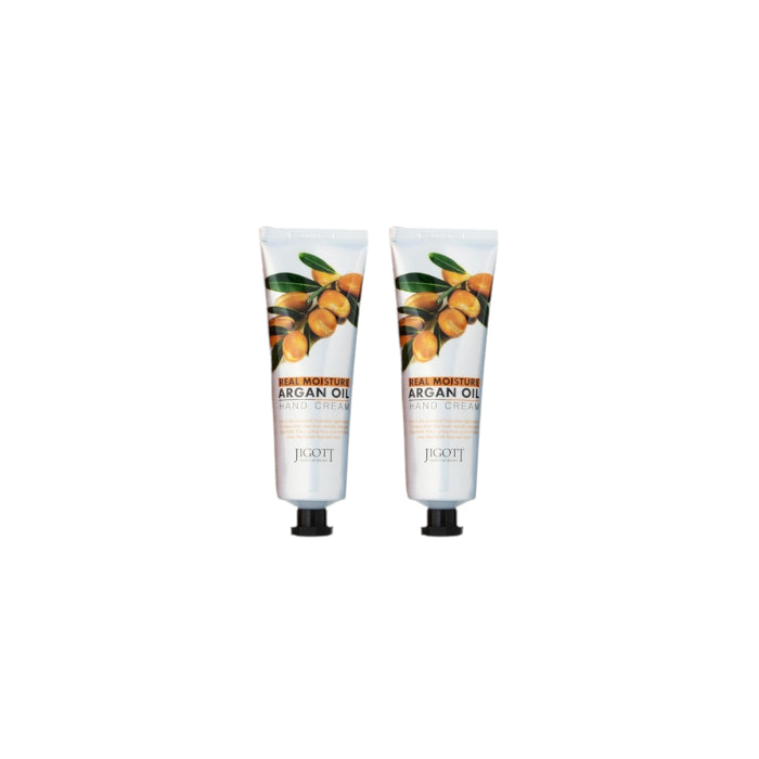 Wholesale Jigott - Real Moisture Hand Cream - Argan Oil - 100ml 2ea Set | Carsha