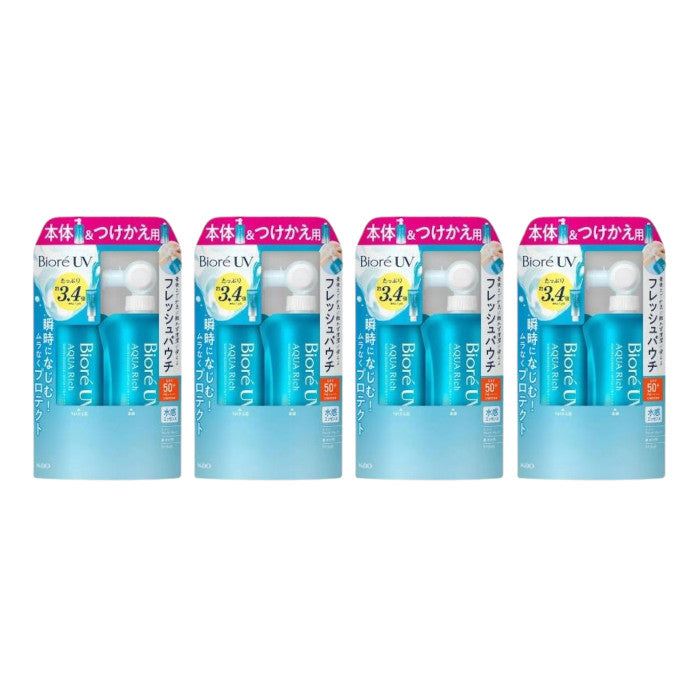 Wholesale Kao - Biore UV Aqua Rich Watery Essence SPF50+ PA++++ - 120g + 120g 4ea Set | Carsha