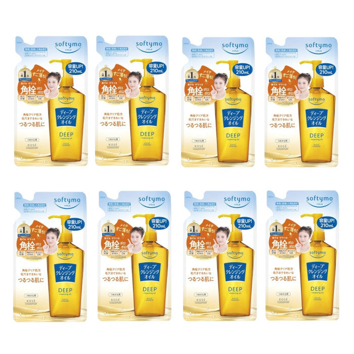 Wholesale Kose - Softymo Deep Cleansing Oil Refill 2024 Version - 210ml 8ea Set | Carsha