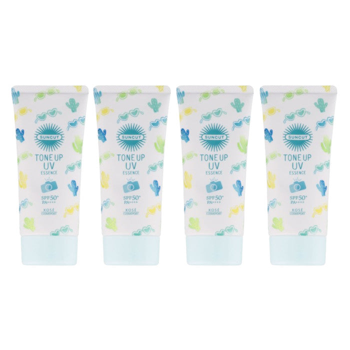 Wholesale Kose - Suncut Tone Up UV Essence SPF50+ PA++++ - 80g - Mint Green 4ea Set | Carsha