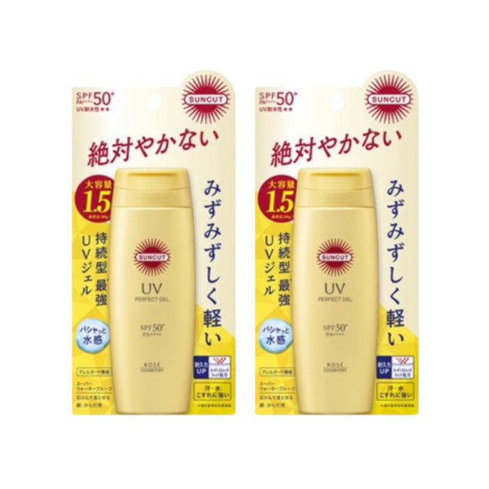 Wholesale Kose - Suncut UV Perfect Gel Super Water Proof SPF50+ PA++++ - 120g 2ea Set | Carsha