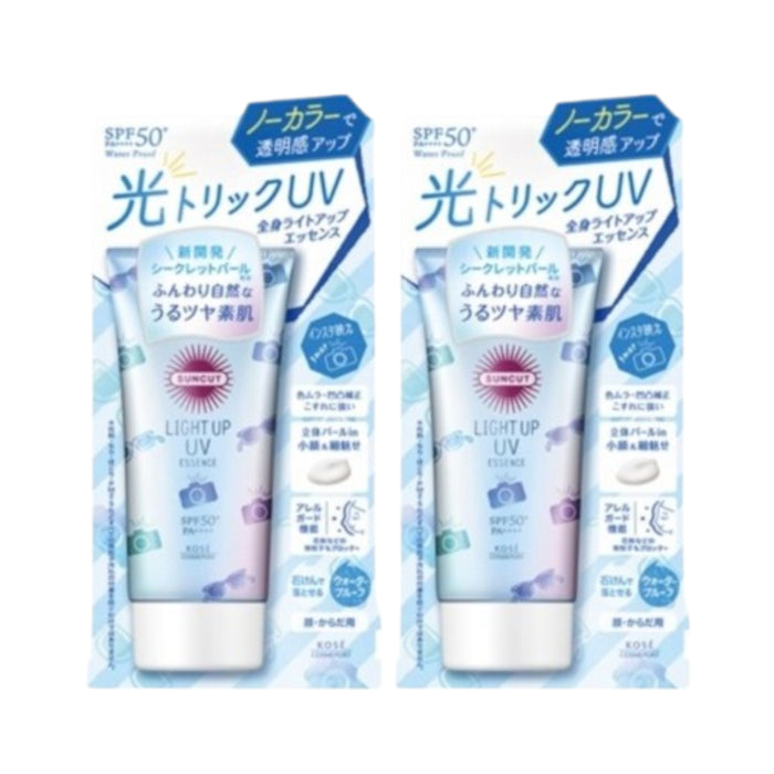 Wholesale Kose - Suncut Light Up UV Essence SPF50+ PA++++ - 80g 2ea Set | Carsha