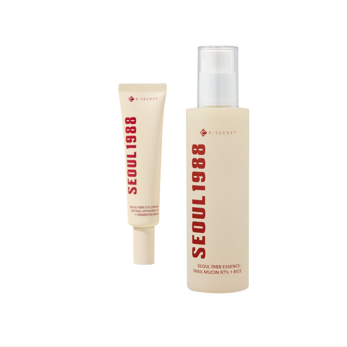 Wholesale KSECRET - SEOUL 1988 Eye Cream : Retinal Liposome 4% + Fermented Bean - 30ml 1ea + Essence : Snail Mucin 97% + Rice - 100ml... | Carsha