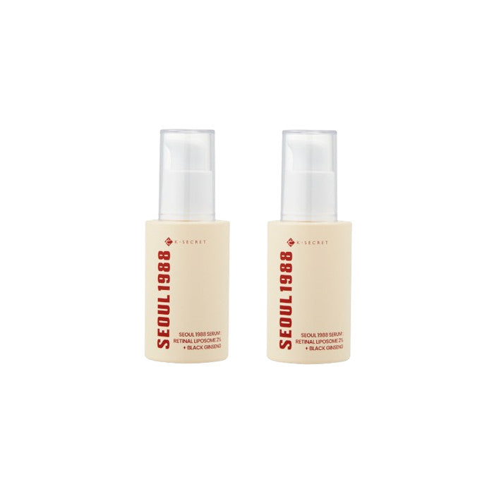 Wholesale KSECRET - SEOUL 1988 Serum : Retinal Liposome 2% + Black Ginseng - 30ml 2ea Set | Carsha