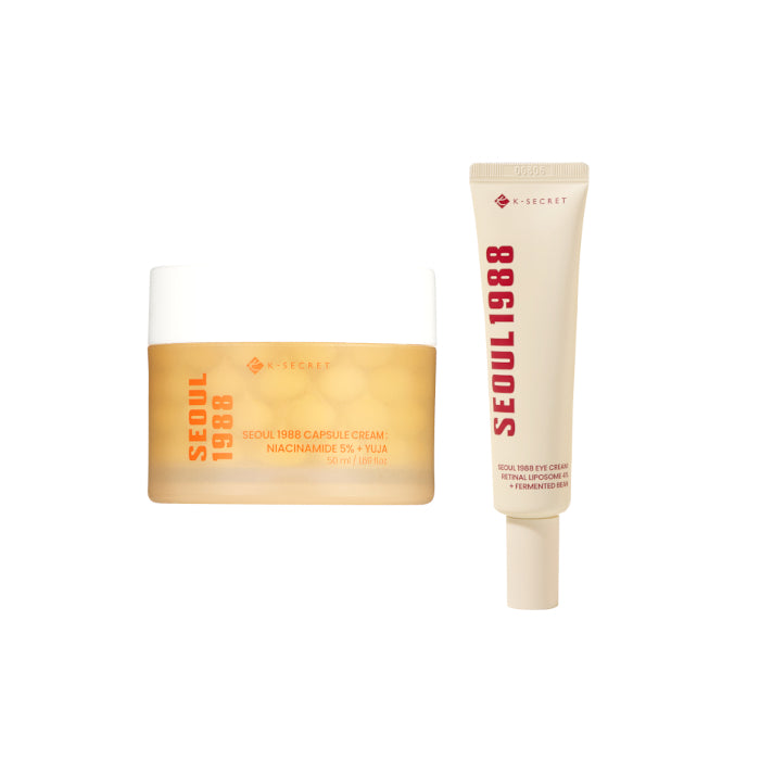 Wholesale KSECRET - SEOUL 1988 Capsule Cream : Niacinamide 5% + Yuja - 50ml 1ea X Eye Cream : Retinal Liposome 4% + Fermented Bean -... | Carsha