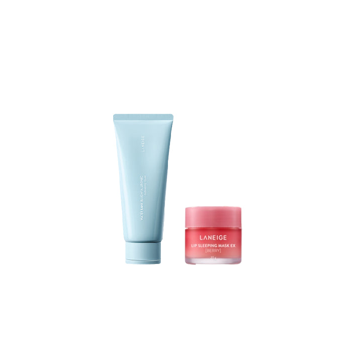 Wholesale LANEIGE - Water Bank Blue Hyaluronic Cleansing Foam - 150g 1ea + Lip Sleeping Mask EX 20g - Berry 1ea Set | Carsha