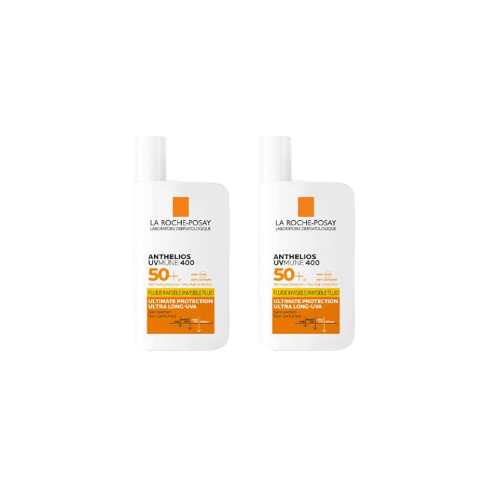 Wholesale La Roche Posay Anthelios UVmune 400 Invisible Fluid SPF50+ - 50ml 2ea Set | Carsha