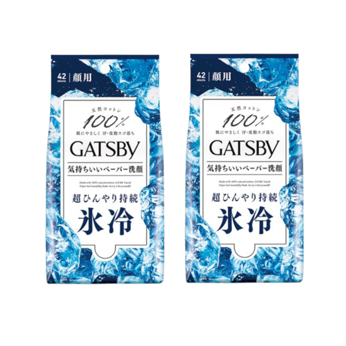 Wholesale Mandom - Gatsby Facial Paper - 42 sheets - Ice 2ea Set | Carsha