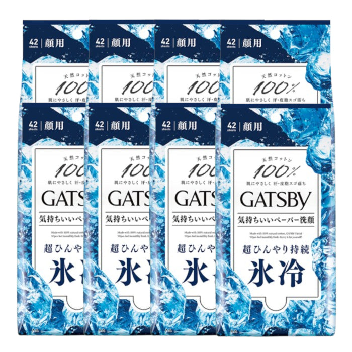Wholesale Mandom - Gatsby Facial Paper - 42 sheets - Ice 8ea Set | Carsha