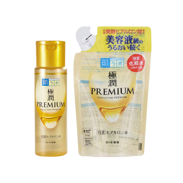 Wholesale Rohto Mentholatum - Hada Labo Gokujyun Premium Lotion + Refill Set | Carsha