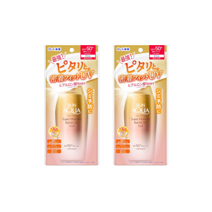 Wholesale Rohto Mentholatum Skin Aqua Super Moisture Barrier UV Gel SPF50+ PA++++ 100g 2ea Set | Carsha
