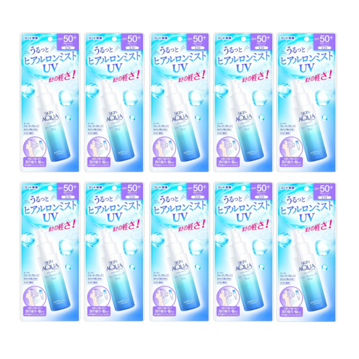 Wholesale Rohto Mentholatum Skin Aqua Super Moisture UV Mist SPF50+ PA++++ 60ml 10ea Set | Carsha
