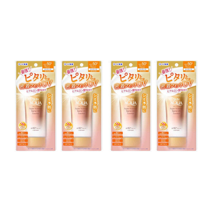 Wholesale Rohto Mentholatum - Skin Aqua Super Moisture Barrier UV Essence SPF50+ PA++++ - 70g 4ea Set | Carsha