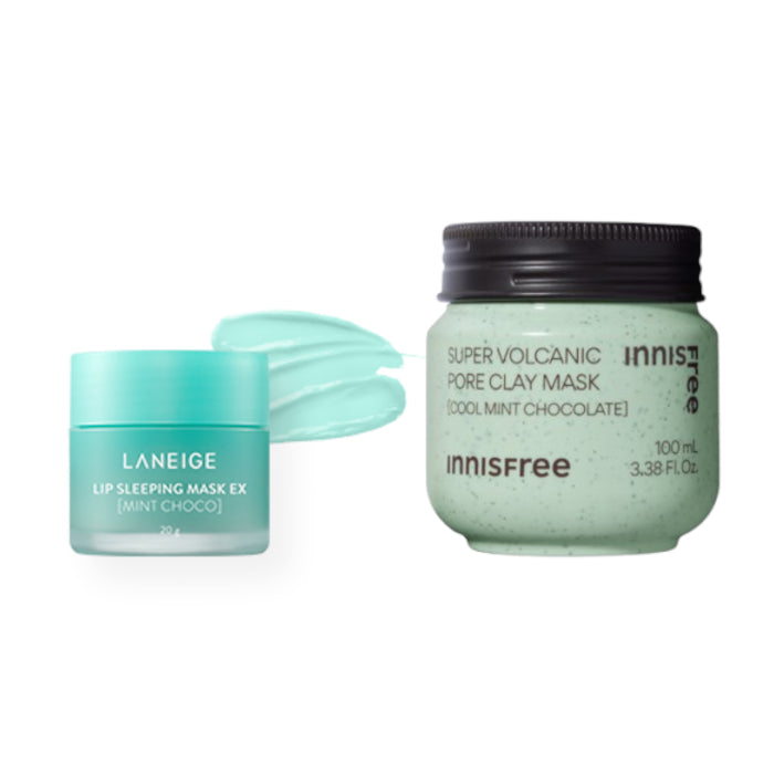 Wholesale LANEIGE x innisfree - Mint Choco Mask Como Set 2ea | Carsha