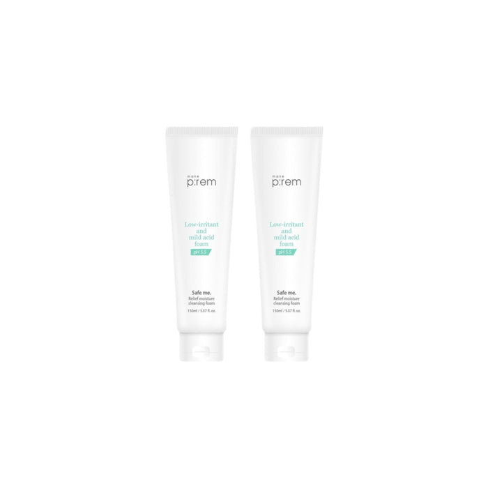Wholesale make p:rem - Safe me. Relief moisture cleansing foam - 150ml 2ea Set | Carsha